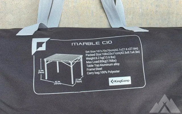 NEW! Kingcamp Folding Camping Table — photo 2