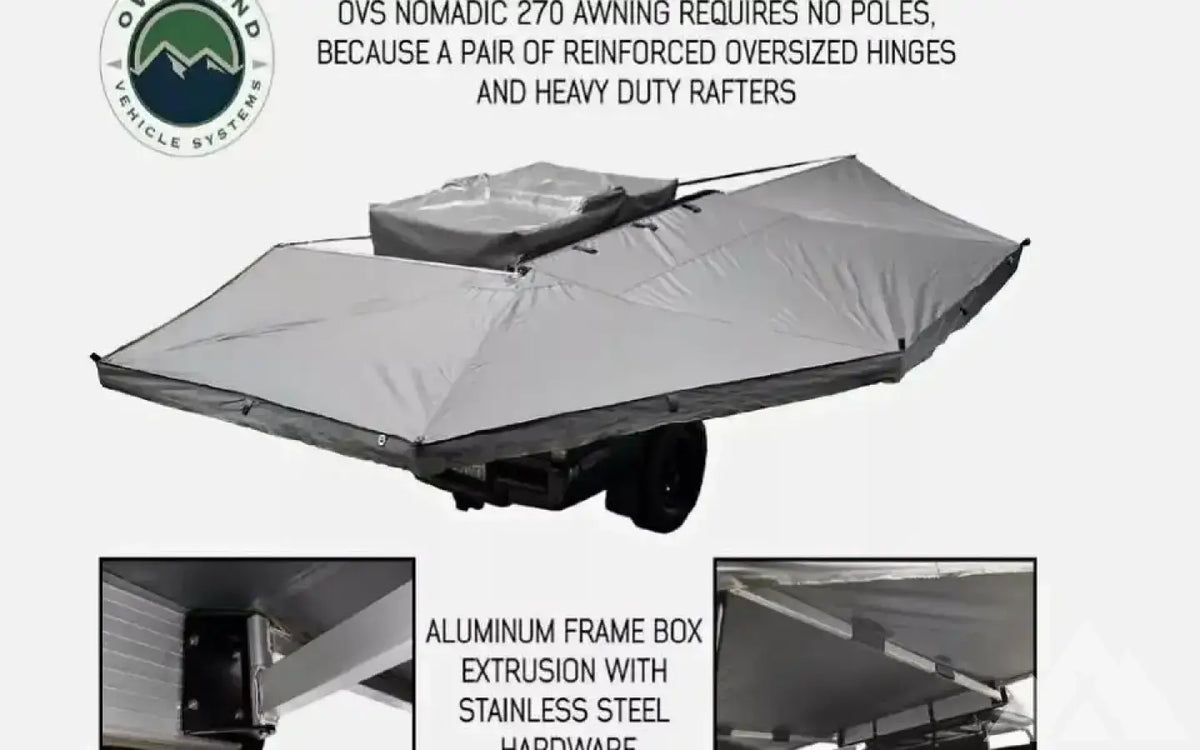 New Overland Universal Passenger Side 270° Nomadic — new camp awnings for sale