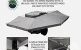 New Overland Universal Passenger Side 270° Nomadic — new camp awnings for sale