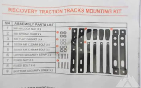 New Recovery Traction Boards INCLUDES Mounting Kit — new gear for sale (photo 5)