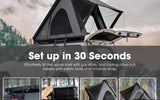NEW! SUV-Truck Rooftop Hard Shell Tent Fits 2-3 — used rooftop tents for sale (photo 4)