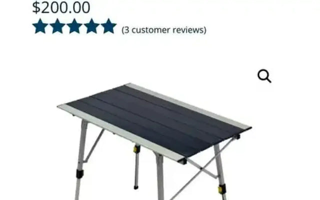NEW TravelChair Grand Canyon Camping Travel Table — photo 2