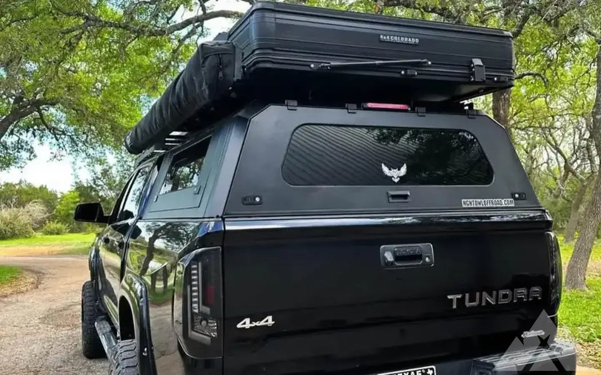 NGHTOWL Aluminum Truck Topper / Camper Shell — used for sale in Denver, CO