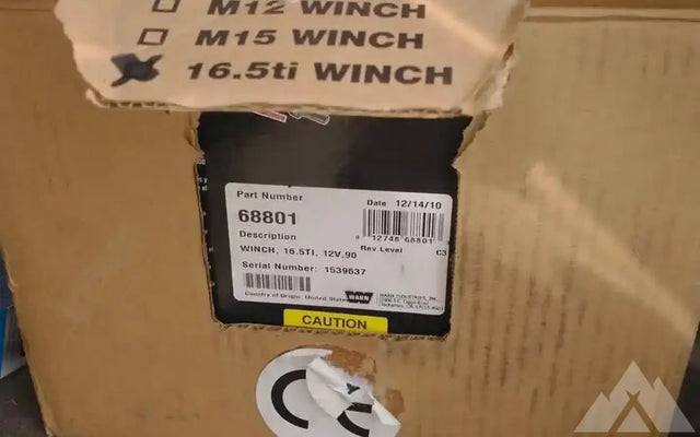 NIB Warn 16.5 TI Winch — photo 2