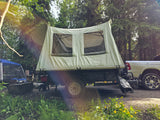 Experience outdoor adventure! This unique 'Jumping Jack' tent trailer is a great alternative to an RV rental at a scenic campsite.