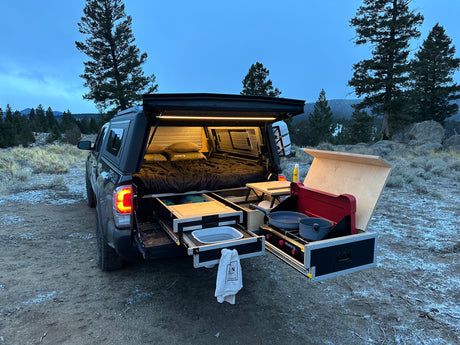 2023 Toyota Tacoma with Alu-Cab Contour Canopy 6ft bed