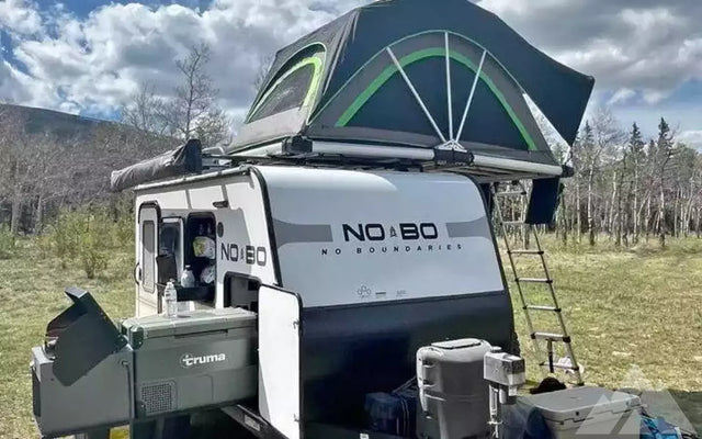 NoBo 10.6 Travel Trailer Toy Hauler Camper — used overland trailer for sale in Castle Rock, CO