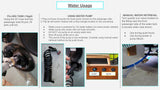 RV rental water management guide: See how to fill the tank, use the pump, and access water manually via key fittings.
