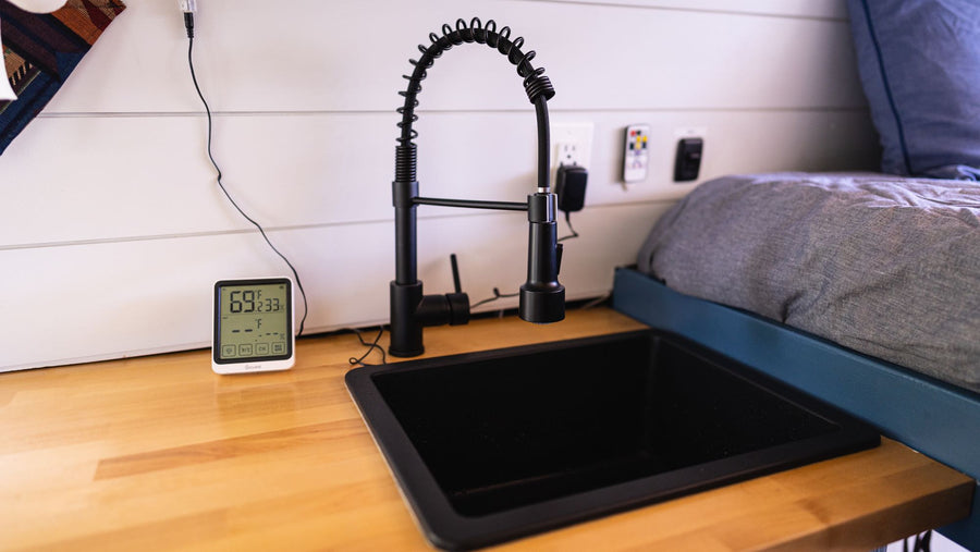  a Ryobi vacuum & broom below