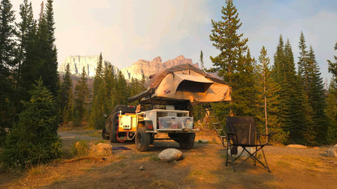 "Camp Hale" Overland Trailer w/3-Person Roof Top Tent overland rental