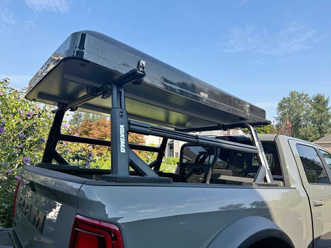 IKamper sky camp roof tent rack, air mattress