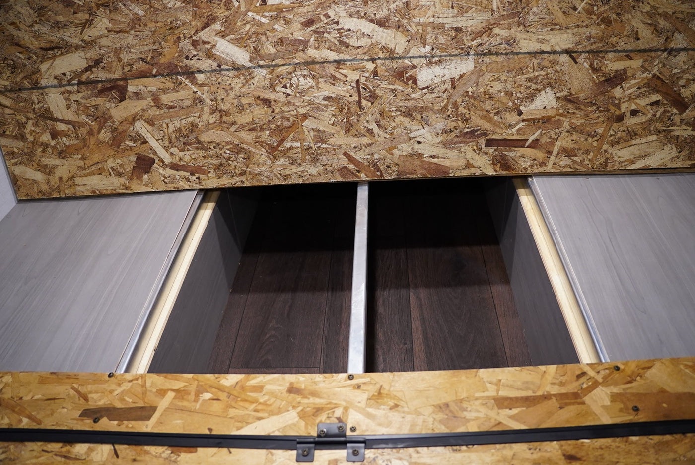  ready for your trip.|Compact RV rental interior featuring a comfy bench — photo 5