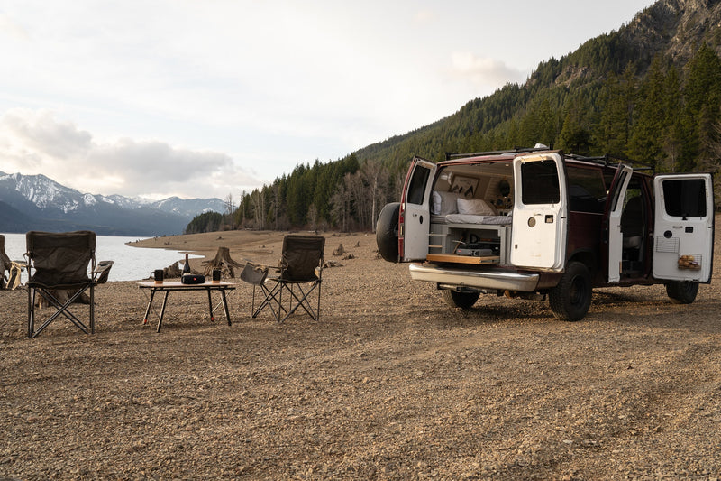  and scenic views.|Spacious RV rental interior with kitchen — photo 5