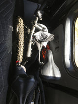 Bicycles packed safely in an RV interior, ready for a ride on your rv rental trip.