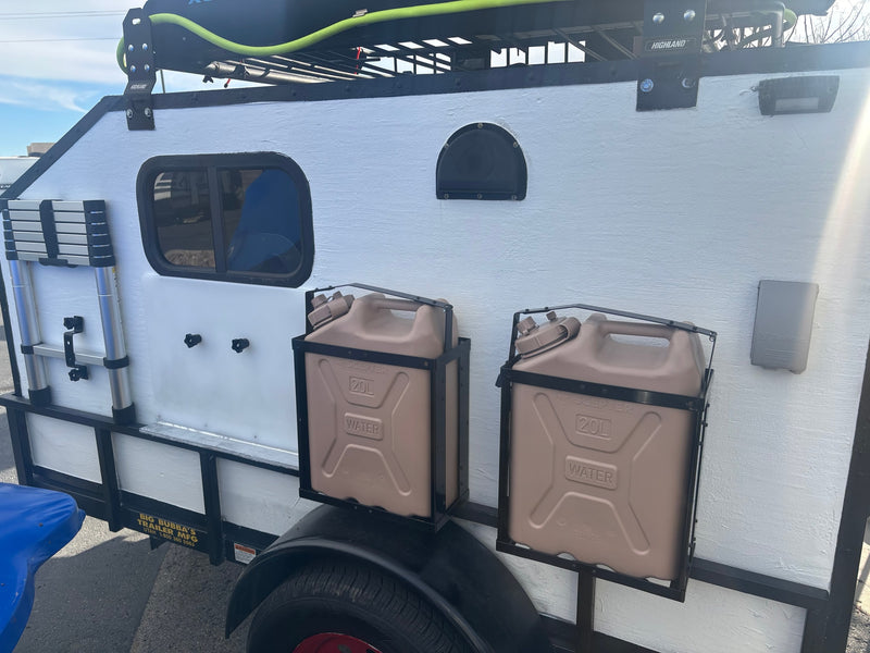  and foldable chair for comfortable travel.|Inside an RV rental: a well-organized galley with Keurig coffee makers — photo 10