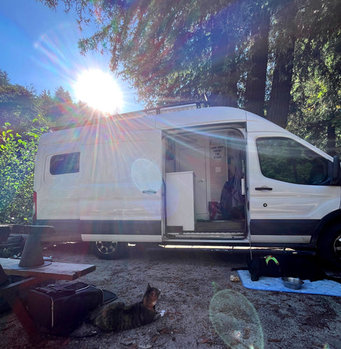 Beautiful Converted Van with Custom Interior and Everything You Could Need — photo 4