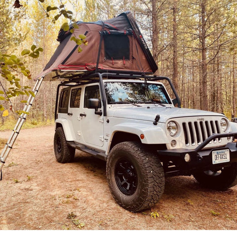 Jeep Wrangler Sahara Unlimited with IKamper Roof Top Tent — photo 2