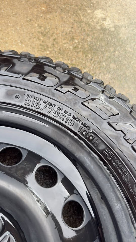$550 OBO. Falken Wildpeak A/T Trail Tires + Steel Wheels Set of 4, 215/70R16 in Boise, ID (photo 4)