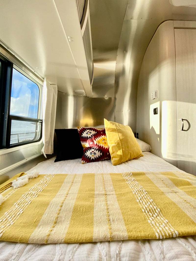 ready for adventure.|Inside an Airstream RV rental kitchen with sink — photo 10