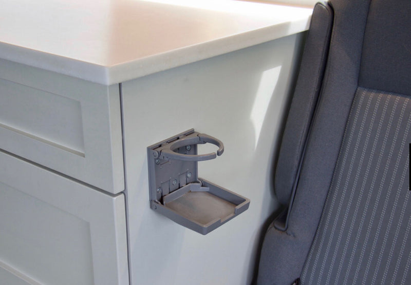  perfect for mobile adventures.|Explore this customized RV rental interior: kitchen sink — photo 9