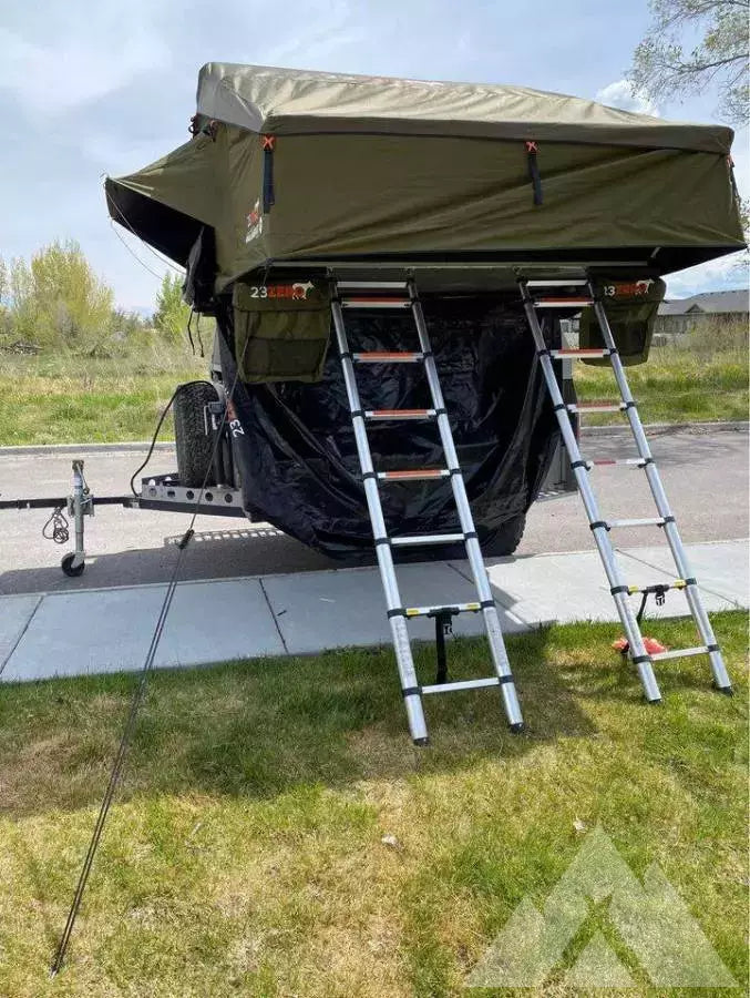 Off-road atv trailer w/ Rooftop tent — used overland trailer for sale in Rigby, ID (photo 2) — photo 2