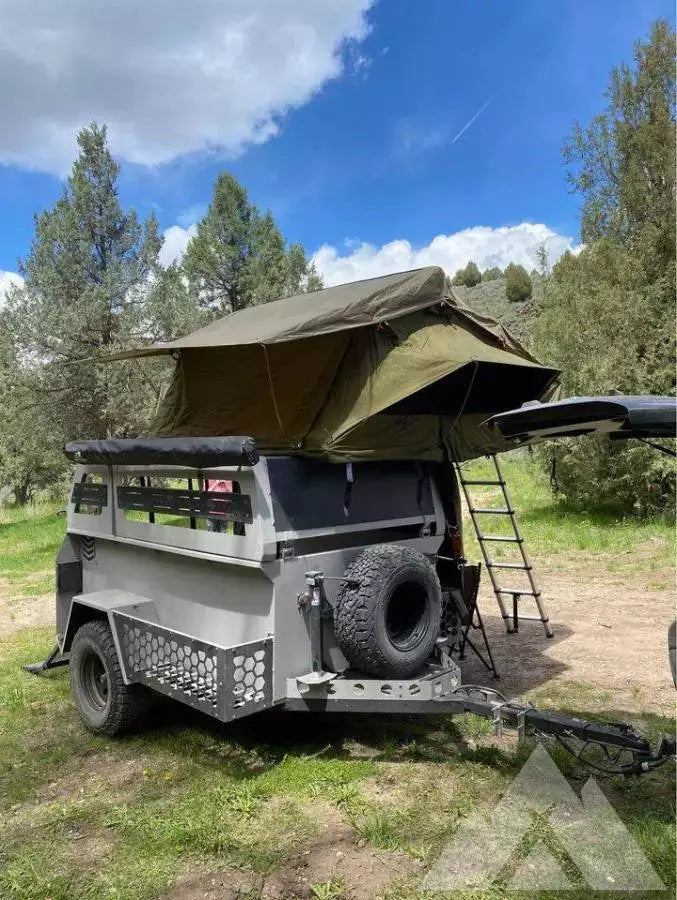 Off-road atv trailer w/ Rooftop tent — used overland trailer for sale in Rigby, ID — photo 1