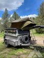 Off-road atv trailer w/ Rooftop tent — used overland trailer for sale in Rigby, ID