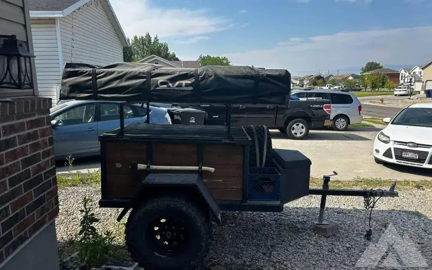 Off road expedition trailer with Roof top tent — used overland trailer for sale in Magna, UT (photo 4) — photo 4