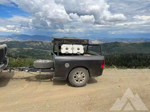 Off-road Overland camping trailer w decked drawer