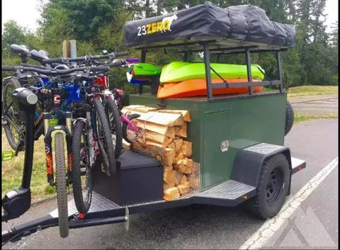 Off road overlanding camp trailer