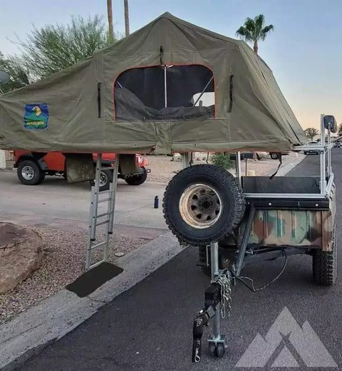 Offroad Trailer With Rooftop Tent & Awning/Room Te