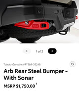 2025 Tacoma Trailhunter Steel ARB Bumper in Norwalk, CA (photo 1)