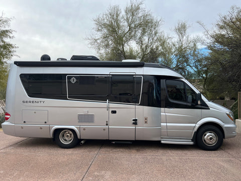 2019 Leisure Travel Van Serenity B+ Rent Cinnamon, luxury travel, sleeps 4 overland rental