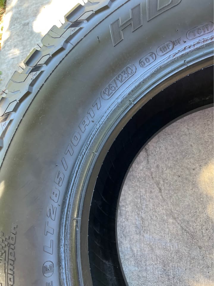 LT285/70R17 BFGOODRICH SET OF 4 TIRES in West Valley City, UT (photo 2) — photo 2