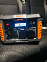 Baldr Pioneer 1000 portable power station, ideal for an RV rental or camping, showing 95% battery and 257W output.