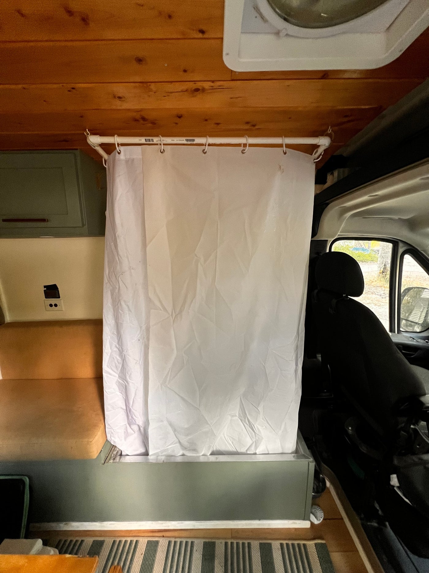  designed for comfortable mobile living.|RV rental interior: cozy bed — photo 7