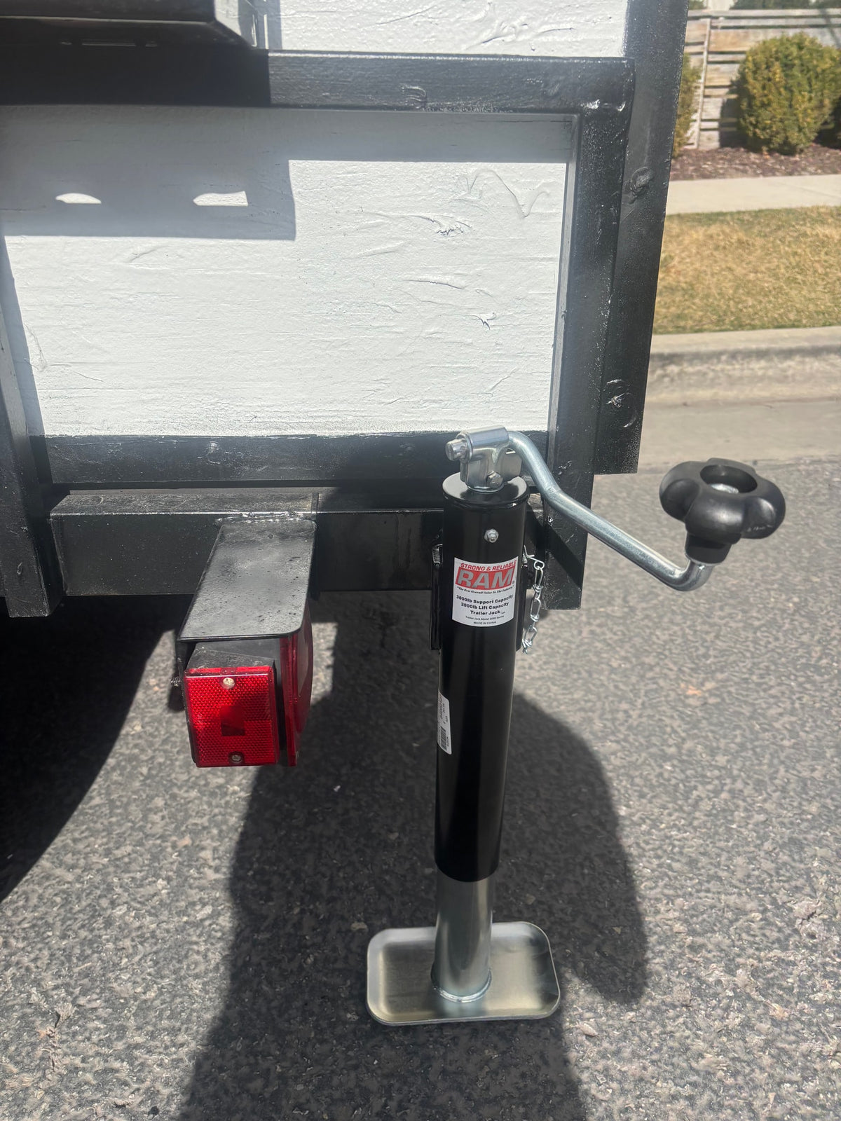  features solar power and a Road Shower system.|Big Bubba's teardrop trailer — photo 12