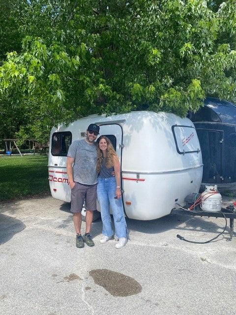 The Tramp Scamp overland rental