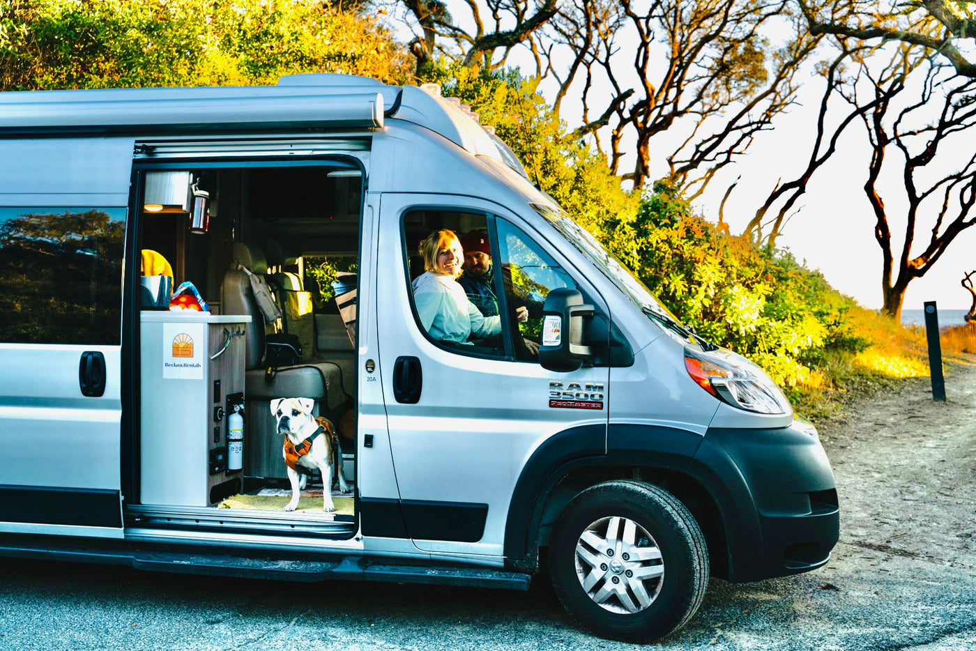  enjoying the sunny outdoors.|Friends enjoy a night out with an RV rental — photo 7