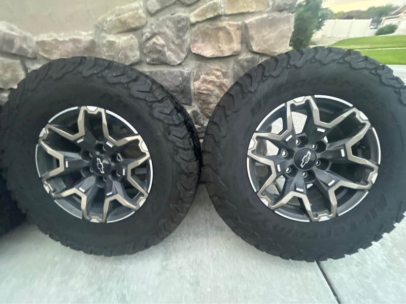 BFGoodrich All-Terrain T/A KO2 Tires 285/70/17 with Chevy ZR2 Wheels. (Full Set) in Bluffdale, UT (photo 3) — photo 3