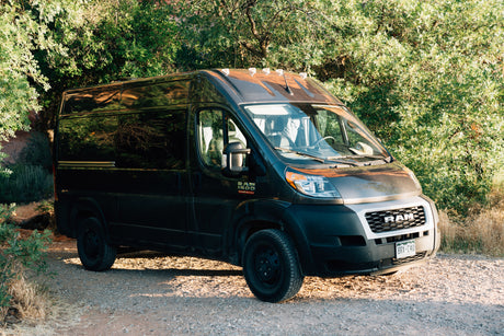 The Happy Glamper Converted 2022 Ram Promaster #vanlife camper van
