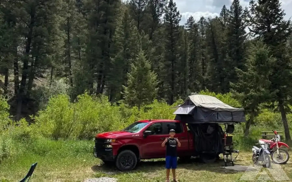 Overland Nomadic 3 Tent and Freedom Rack — used rooftop tents for sale (photo 2) — photo 2