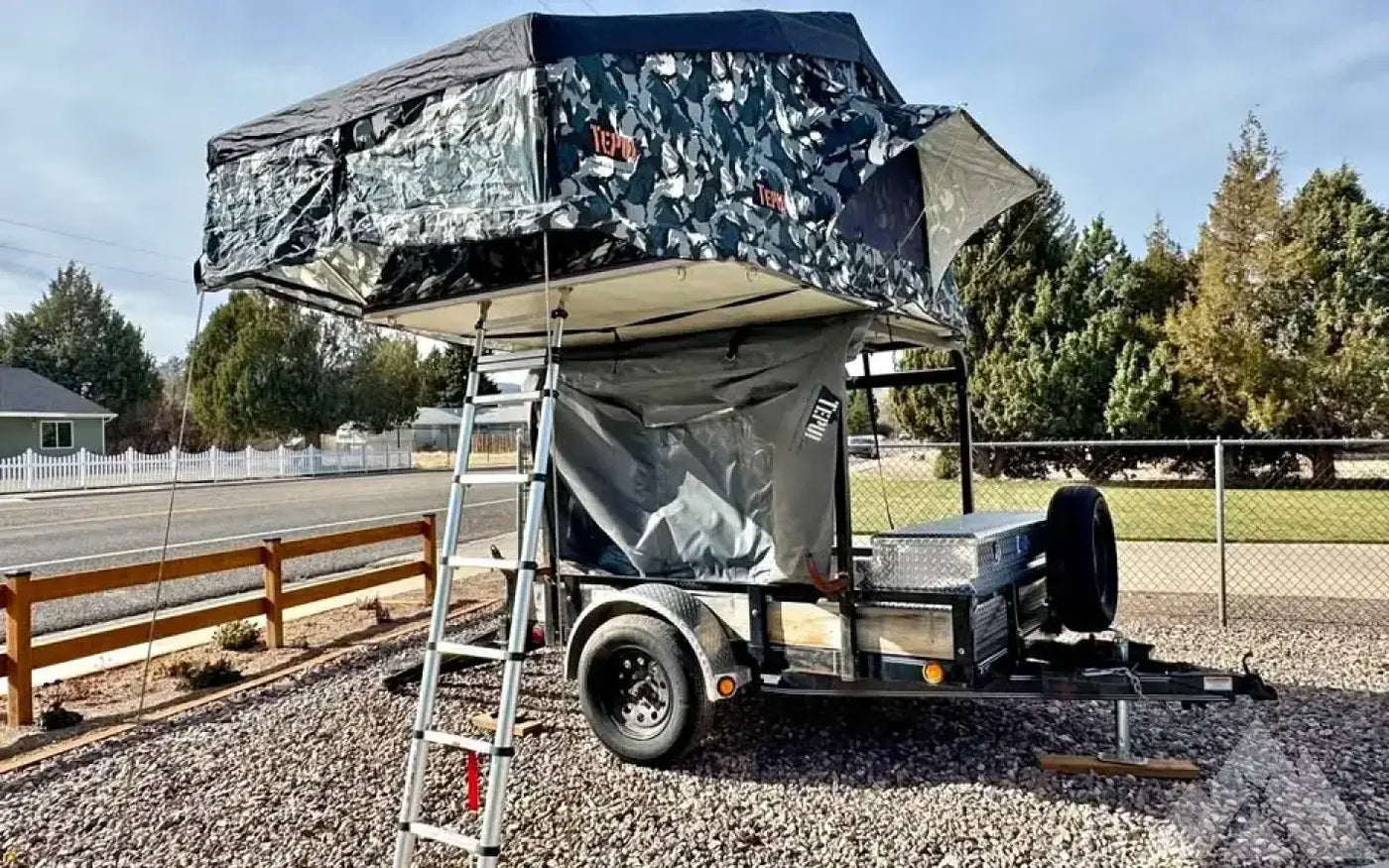 Overland Off Road Rooftop Tent Trailer – BaseCamper