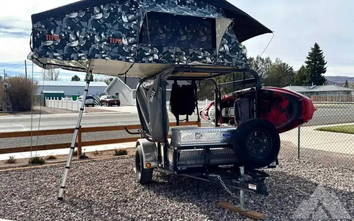 Overland Off Road Rooftop Tent Trailer — used overland trailer for sale in Enterprise, UT (photo 2)