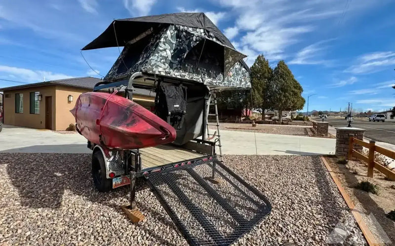 Overland Off Road Rooftop Tent Trailer – BaseCamper