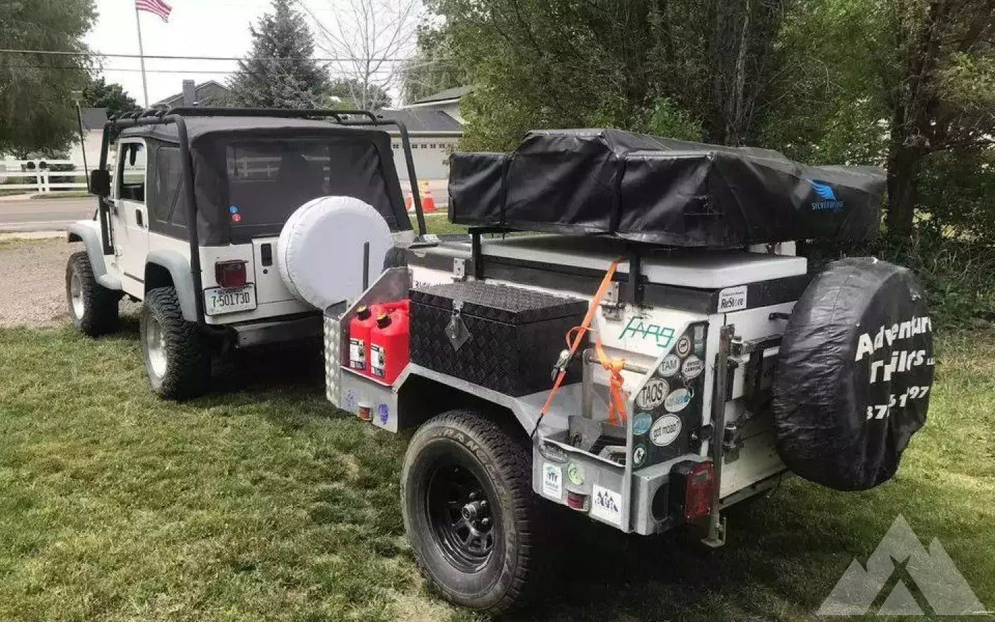 Overland trailer off-road jeep roof top tent — used overland trailer for sale in South Jordan, UT (photo 4)