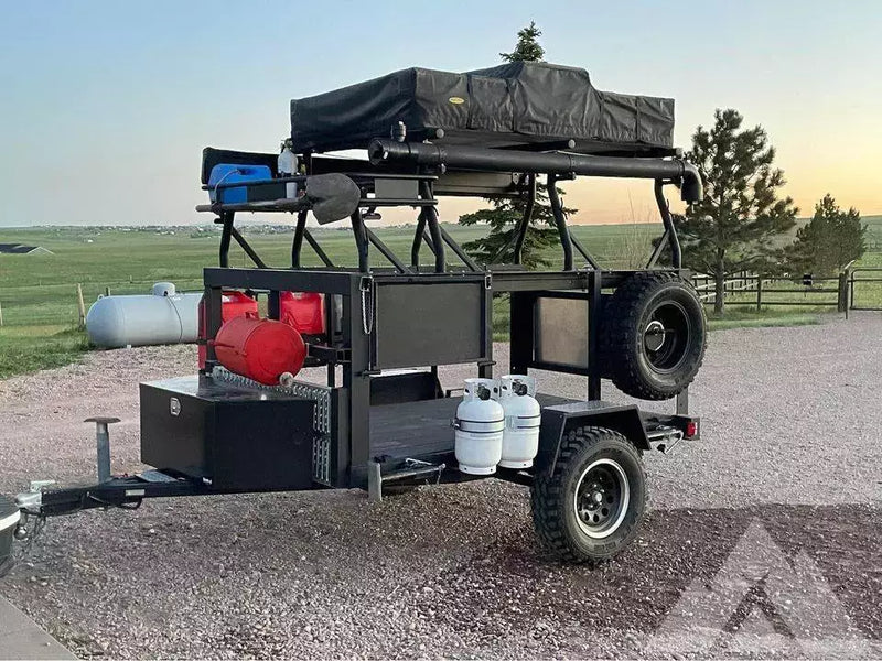 Overland Trailer Roof Top Tent Camping Trailer – BaseCamper