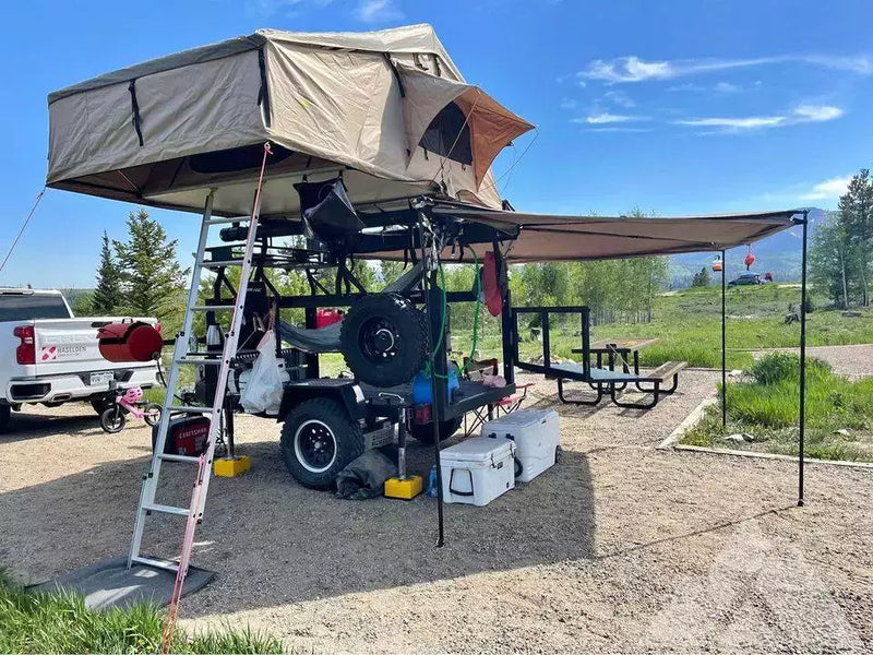 Overland Trailer Roof Top Tent Camping Trailer – BaseCamper