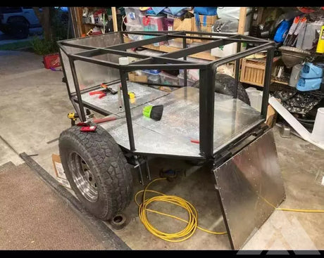 Overland trailer with smittybilt roof top tent — used overland trailer for sale in Littleton, CO (photo 2)