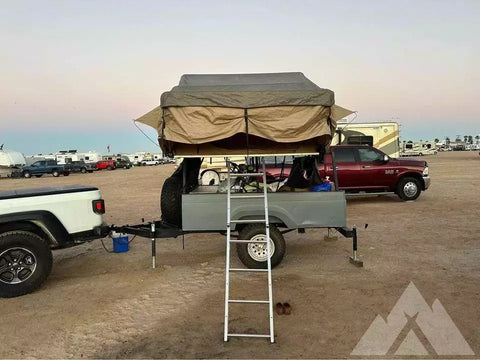 Overland Trailer With SmittyBilt XL Roof Top Tent